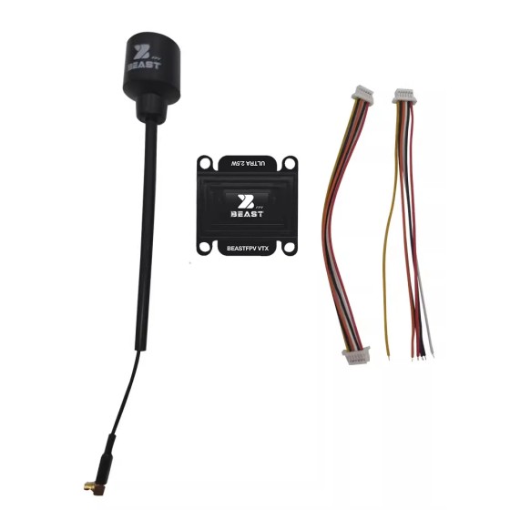 BEASTFPV 4.9G 5.8GHz 2.5W High Power 64CH VTX Image Transmission CNC Housing for FPV Drone FPV Accessories Spare Parts